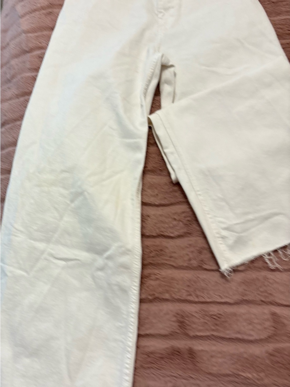 ZARA White Denim Jeans - Clean White Finish